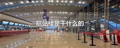 ​城市航站楼是干什么的 机场航站楼是干什么的