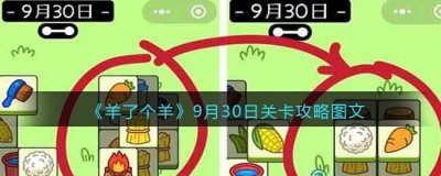 ​羊了个羊9月30日关卡是什么