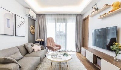 ​90平方三室一厅户型图，简约清新的北欧风格设计