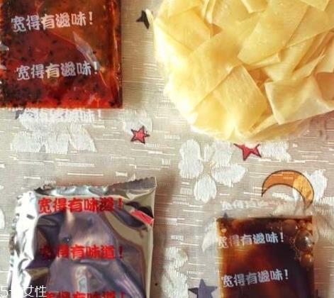 阿宽红油面皮泡不烂 里面含有胶？