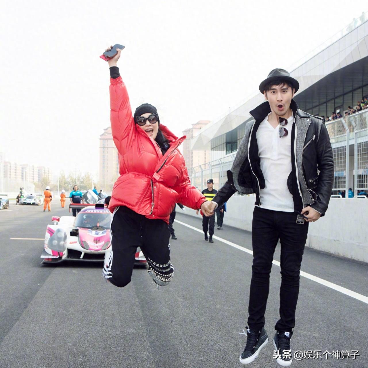 林志颖车队夺冠,老婆陈若仪穿队服合照庆祝,钟丽缇一家也来了