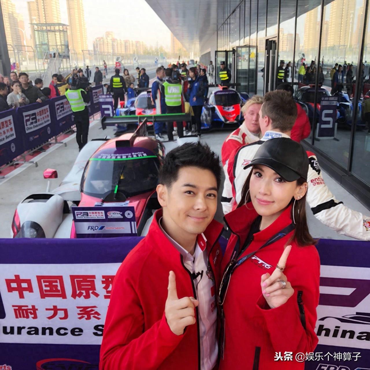 林志颖车队夺冠,老婆陈若仪穿队服合照庆祝,钟丽缇一家也来了