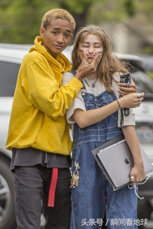 贾登·史密斯和女友,出街,高颜值小女友太漂亮了