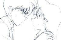 卡通图集：柯南的铅笔手绘，素颜下也很美~