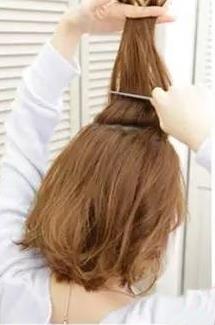 简单又好看的短发扎发