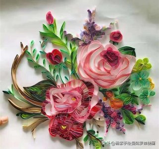 ​精致的手工衍纸作品欣赏，每幅都很惊艳，收藏起来和孩子一起制作