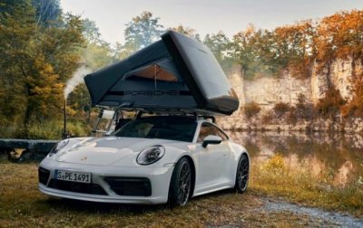 ​保时捷发布全新车顶露营帐篷，售价4980欧元，可容纳两名成人
