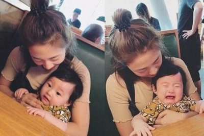 ​吴映洁白敬亭因拍摄节目成好友 女方抱娃姿势被赞专业