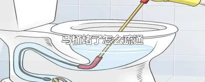 ​马桶堵了怎么疏通