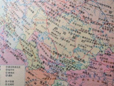 ​世界地图变迁史—亚洲乌兹别克斯坦