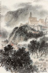 ​宋文治山水作品赏析：水墨丹青绘山河，人生感悟寄画间