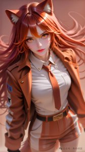 ​感觉很像帅T的德克萨斯from《明日方舟》