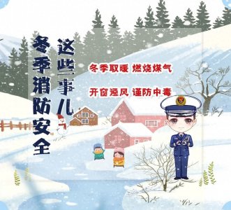 ​安全提示丨冬季消防安全小知识，一起get√