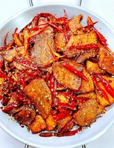 ​甘肃兰州风味的麻辣肉