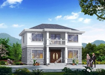 ​老家批地120平方米，选了这款简约实用的户型，只花不到25万