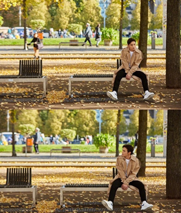 张彬彬秋日写真大片，风流倜傥有型有款，满满的荷尔蒙气息