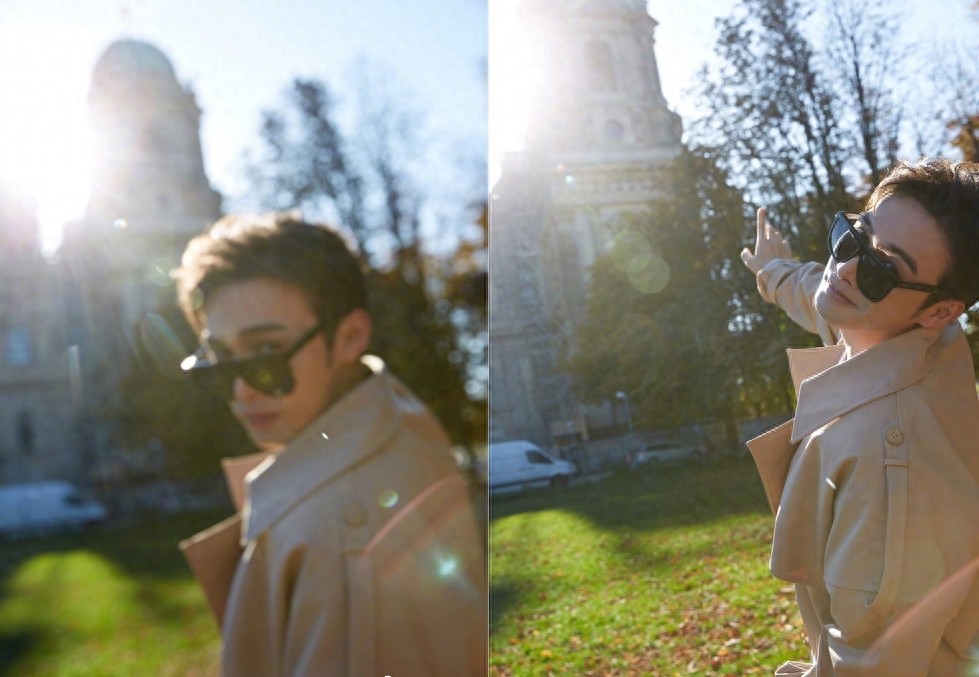 张彬彬秋日写真大片，风流倜傥有型有款，满满的荷尔蒙气息