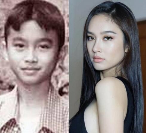 poy变性前照片(泰国变性人的那些青涩童年照)