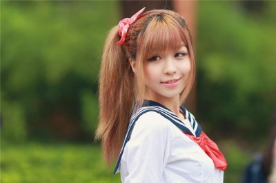 ​可爱学生妹，校服清纯写真唯美写真照片