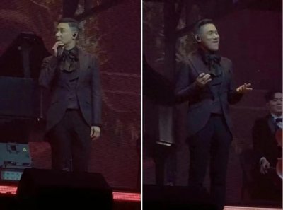 ​歌神张学友演出遭意外！音响故障导致中断，果断要求“再来一次”