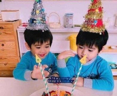 林志颖三个儿子近照：大儿子变化大，双胞胎儿子模样呆萌却有差异