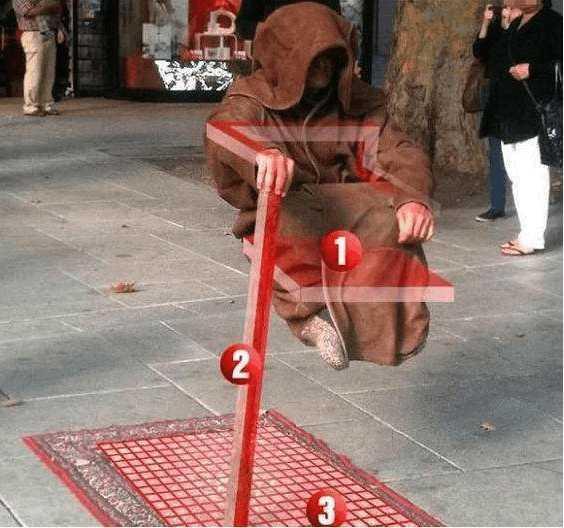 令人莫名其妙的街头悬空术,看完你也可以做到