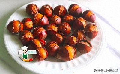 ​板栗去壳别生剥！掌握好一个方法，剥皮一秒一个，无油无糖又好吃