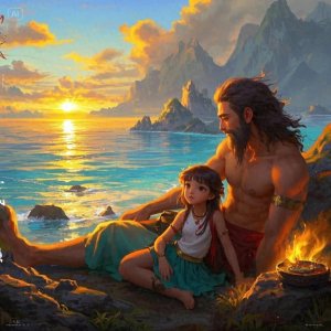 ​神话故事《精卫填海》