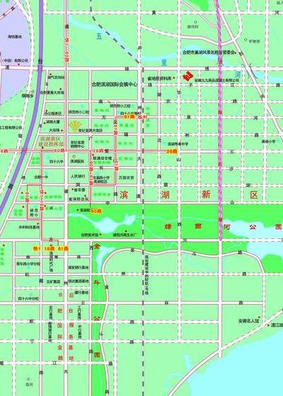 合肥滨湖新区地图（合肥滨湖新区地图最新版）