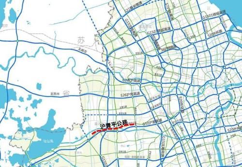 沪青平公路在青浦区的区域内经过哪些乡镇街道