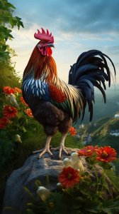 ​15张大公鸡高清图片——金鸡报晓，大吉大利