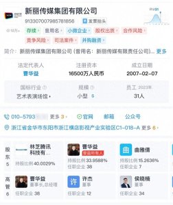 ​新丽传媒的艺人经纪板块构成分析