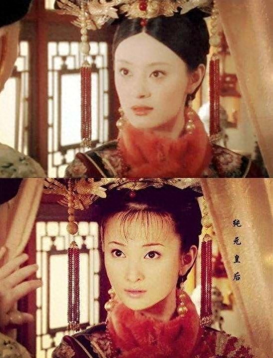 一直觉得蒋勤勤和孙俪很像,看到两人的同款甄嬛照片后,脸盲了