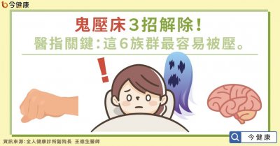 ​这6种人「最容易被鬼压床」！医曝恐怖原因 秒做3动作有效