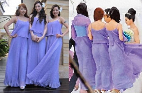 10大女星结婚的伴娘服，杨幂伴娘服惊艳，baby的最有心机