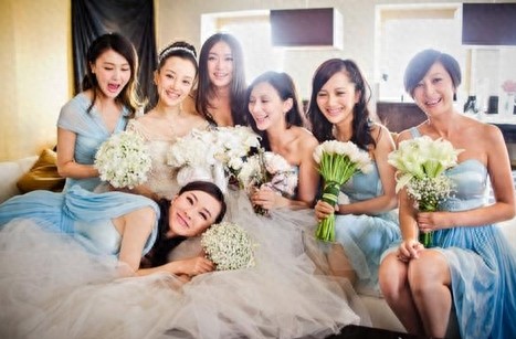 10大女星结婚的伴娘服，杨幂伴娘服惊艳，baby的最有心机