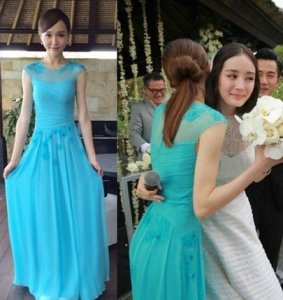 ​10大女星结婚的伴娘服，杨幂伴娘服惊艳，baby的最有心机