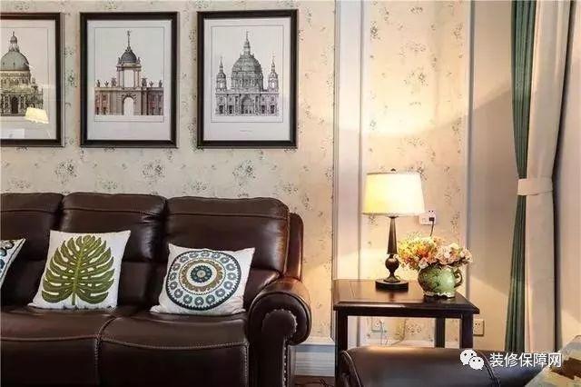 客厅不做吊顶，就走石膏线，没想到完工后清清爽爽，越看越喜欢