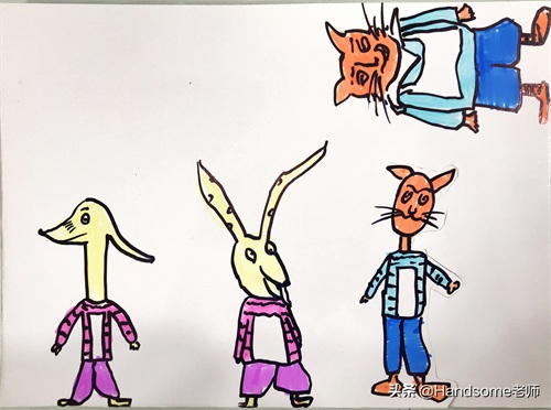 儿童创意美术教学：足球场创意画——《足球万岁》