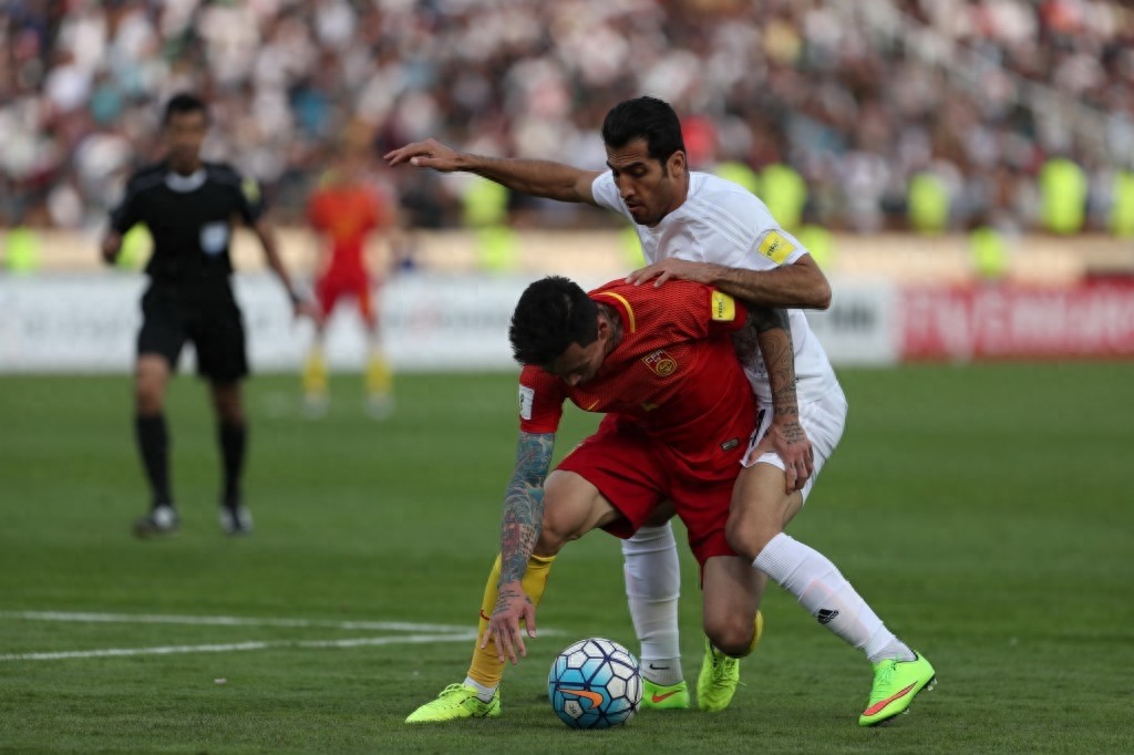 足球——世预赛:国足负伊朗