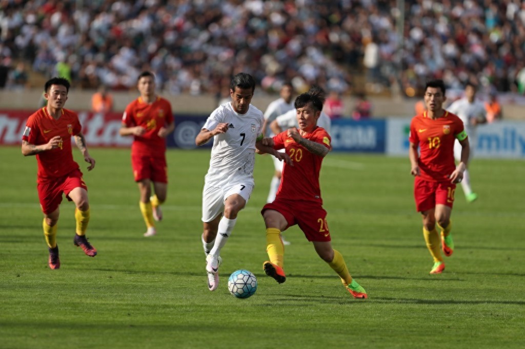 足球——世预赛:国足负伊朗