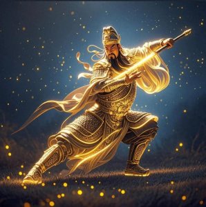 ​绝了！光汇线条感桃园三结义头像，适合好兄弟