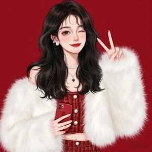 ​心知足且坚定 温柔且上进｜新年红色系头像